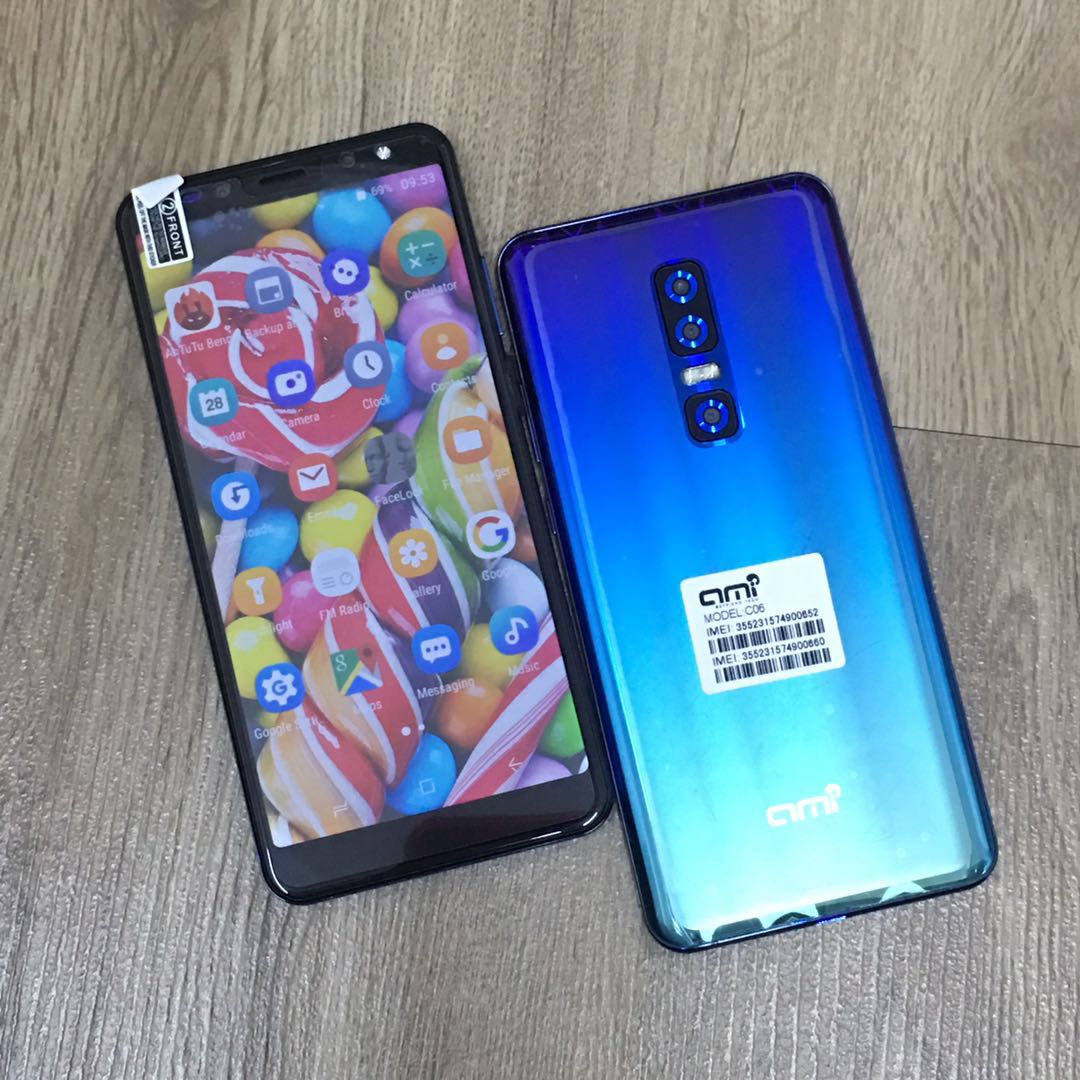 (Sky Blue)AMI C06 2+16GB 6''Inch 95% New Android Phone(Ready Stock)